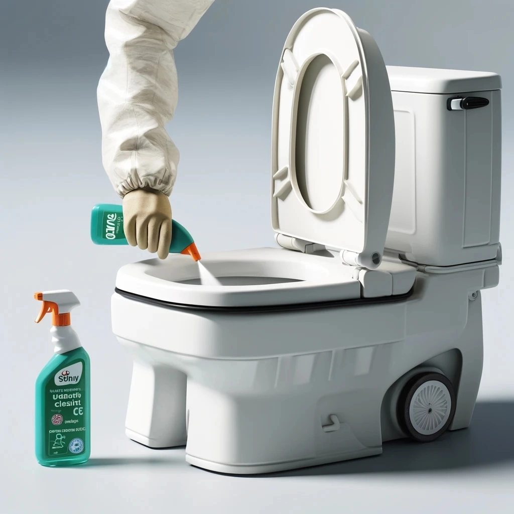 Clean the Toilet Bowl and Components