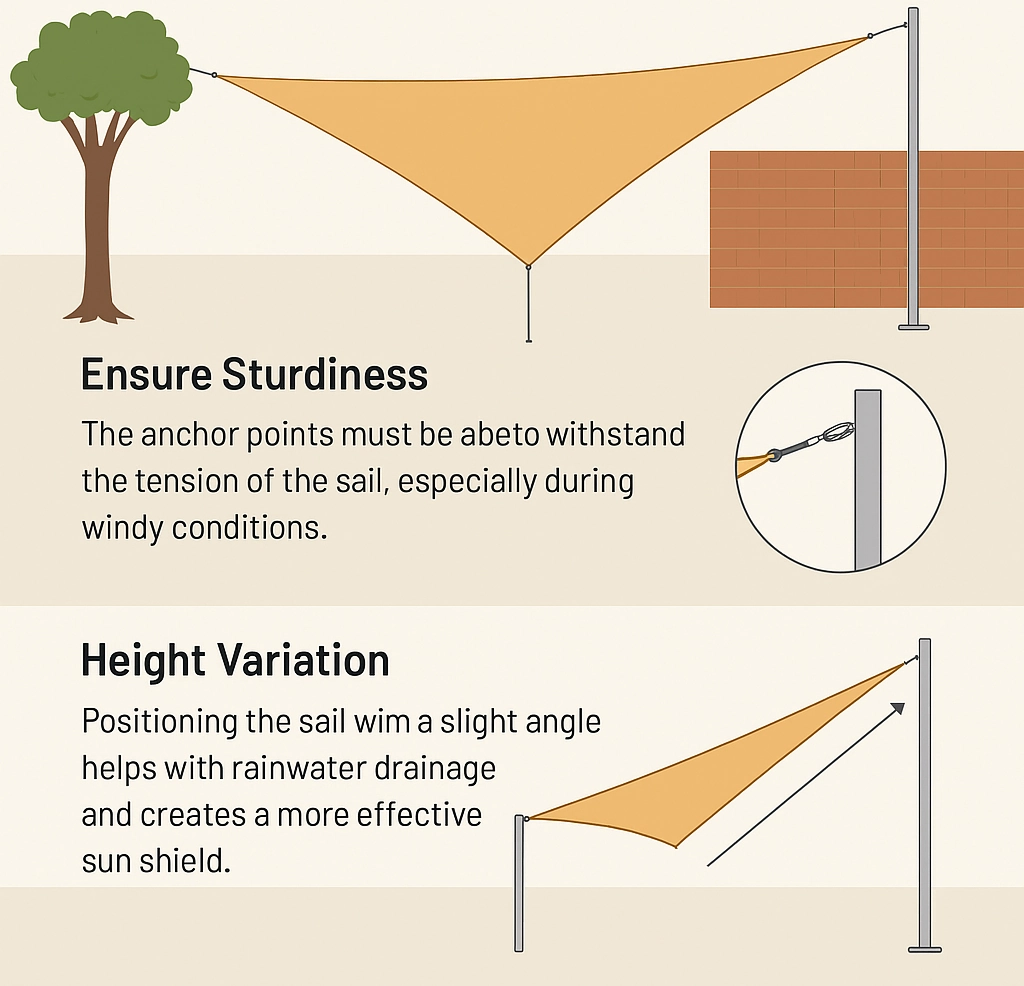 How to Install a Triangular Shade Sail Step-by-Step Guide