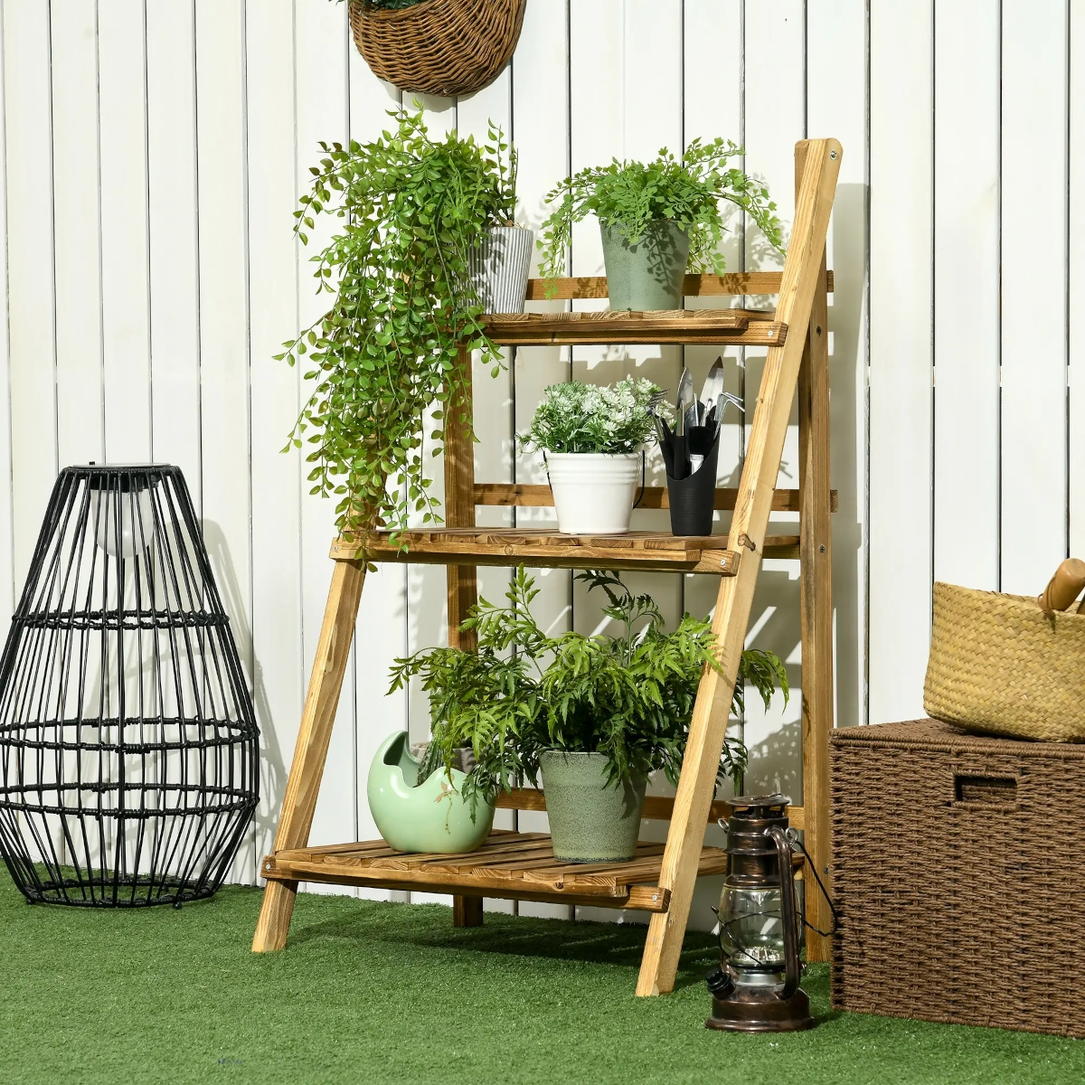 Outsunny 3-Tier Plant Stand Greenhous