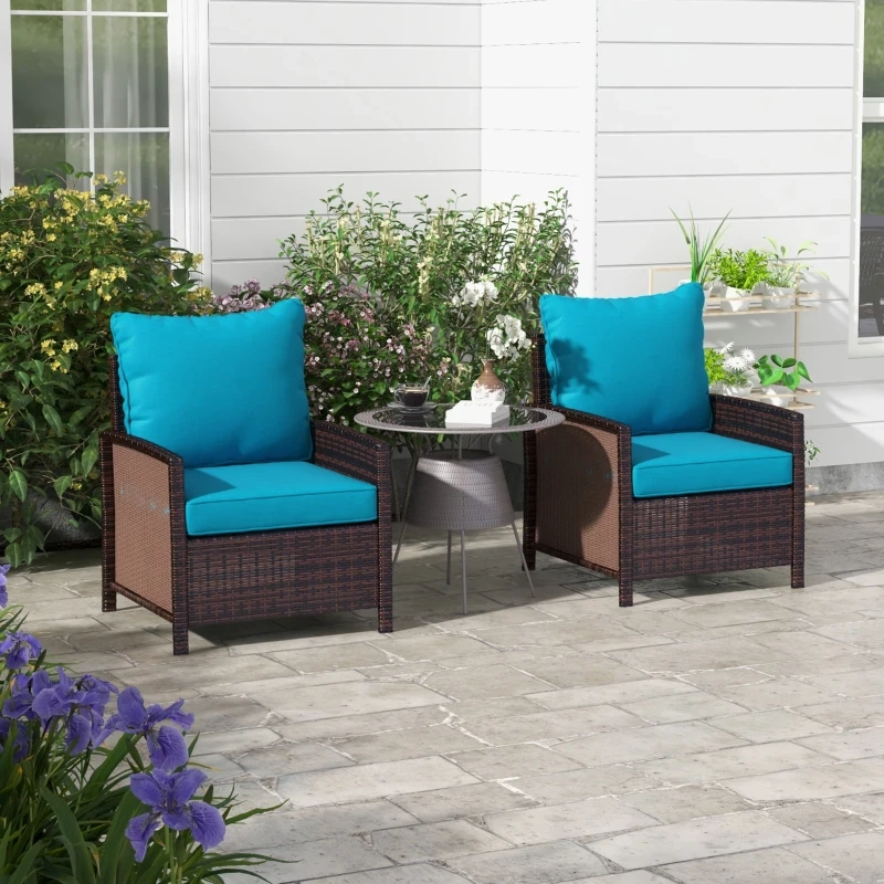 Outsunny 4-Piece Seat Cushion