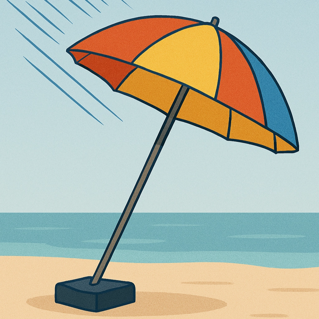 Preventing Umbrella Toppling and Damage