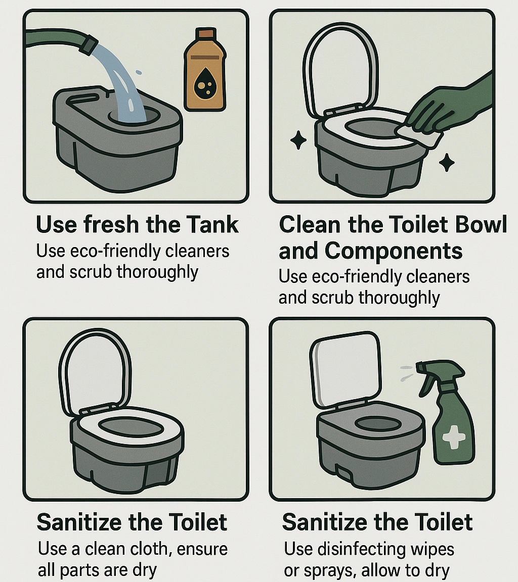 Step-by-Step Guide to Cleaning a Camping Toilet