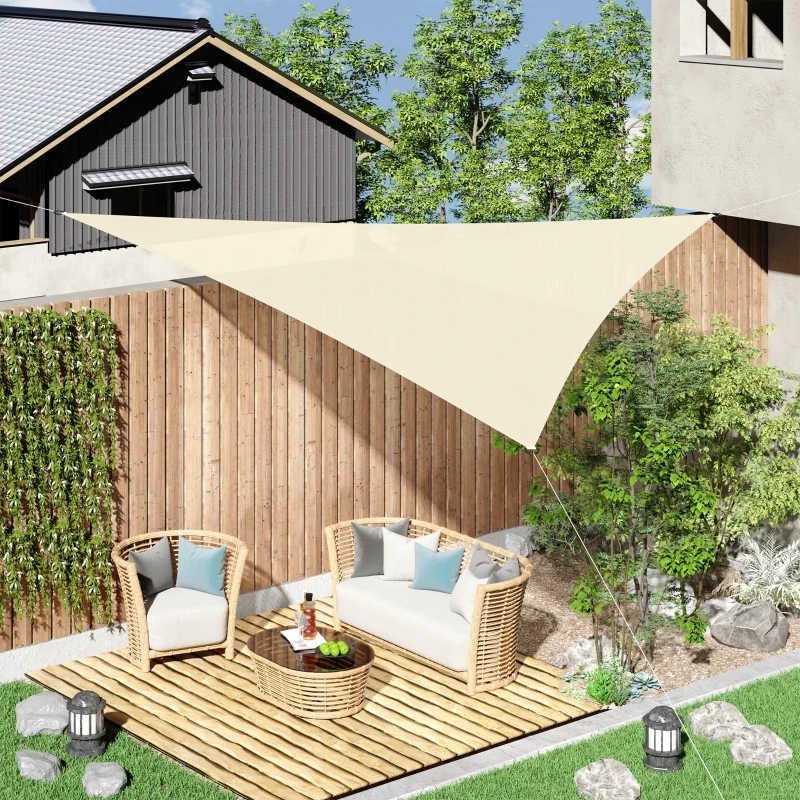 Triangle 10_ x 10_ x 10_ Outdoor Sun Shade Sail