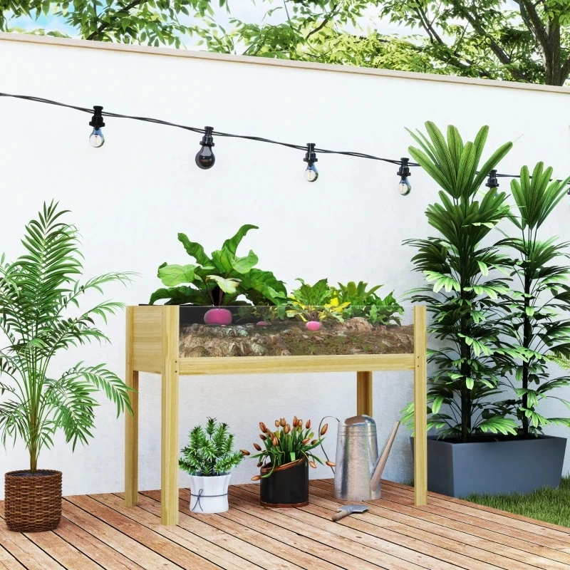 Bottom of a Raised Garden Bed with Legs