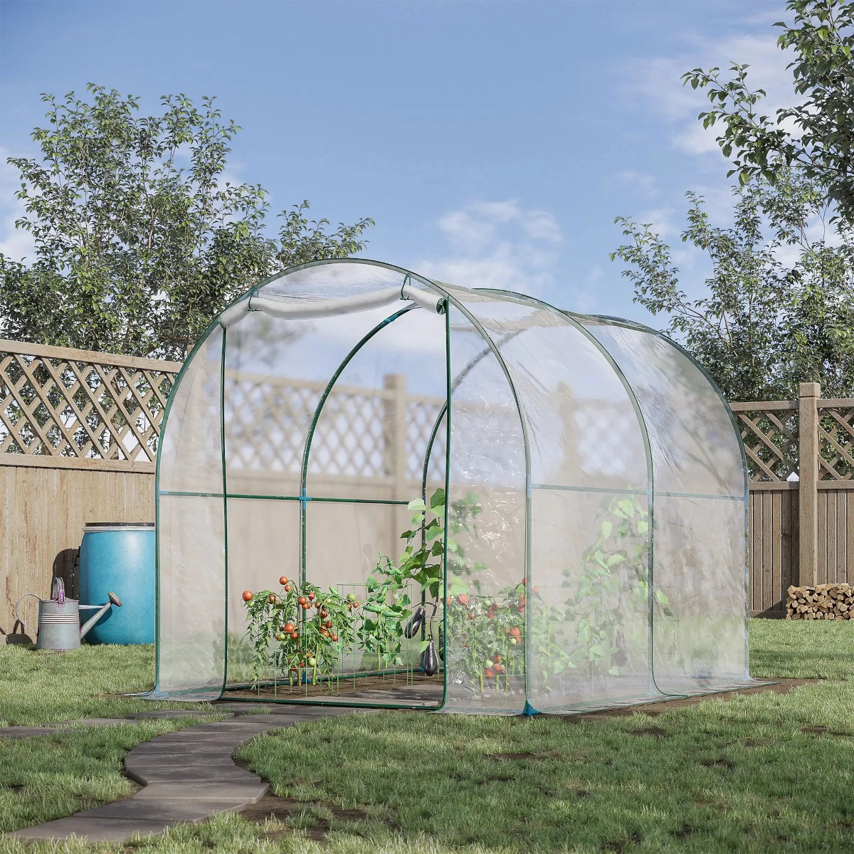 Dome Tunnel Greenhouse Plant Shed Garden