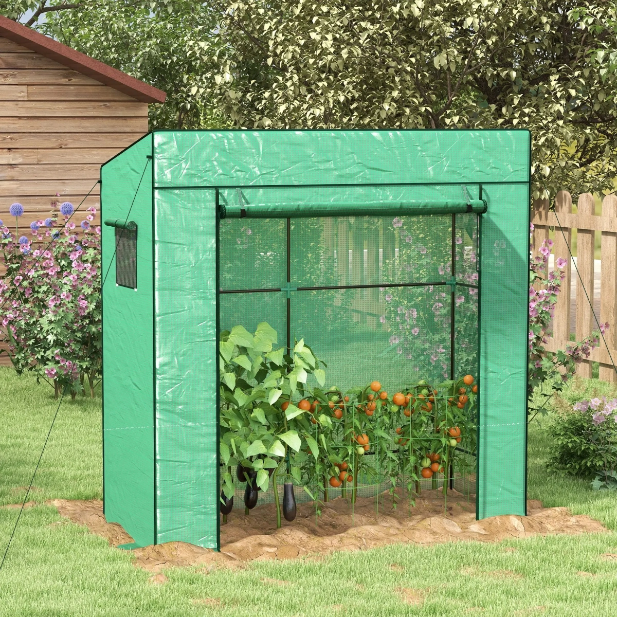 Outsunny Walk-in Tomato Greenhouse