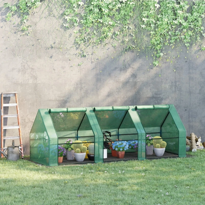 Outsunny’s Portable Mini Greenhouse Tunne