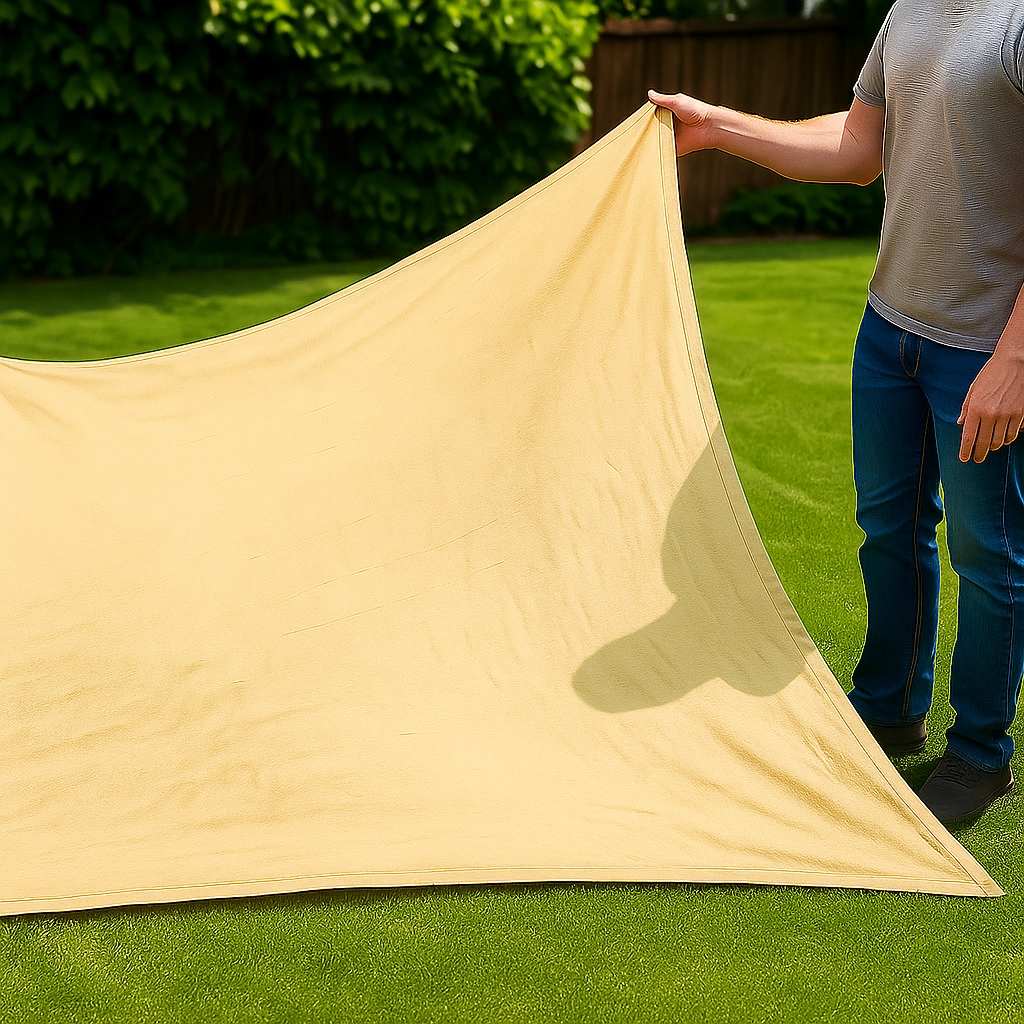  Air-drying the shade sail completely before reinstallation to avoid mildew or mold.