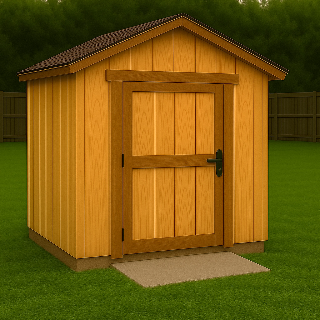 Shed door is ready for testing