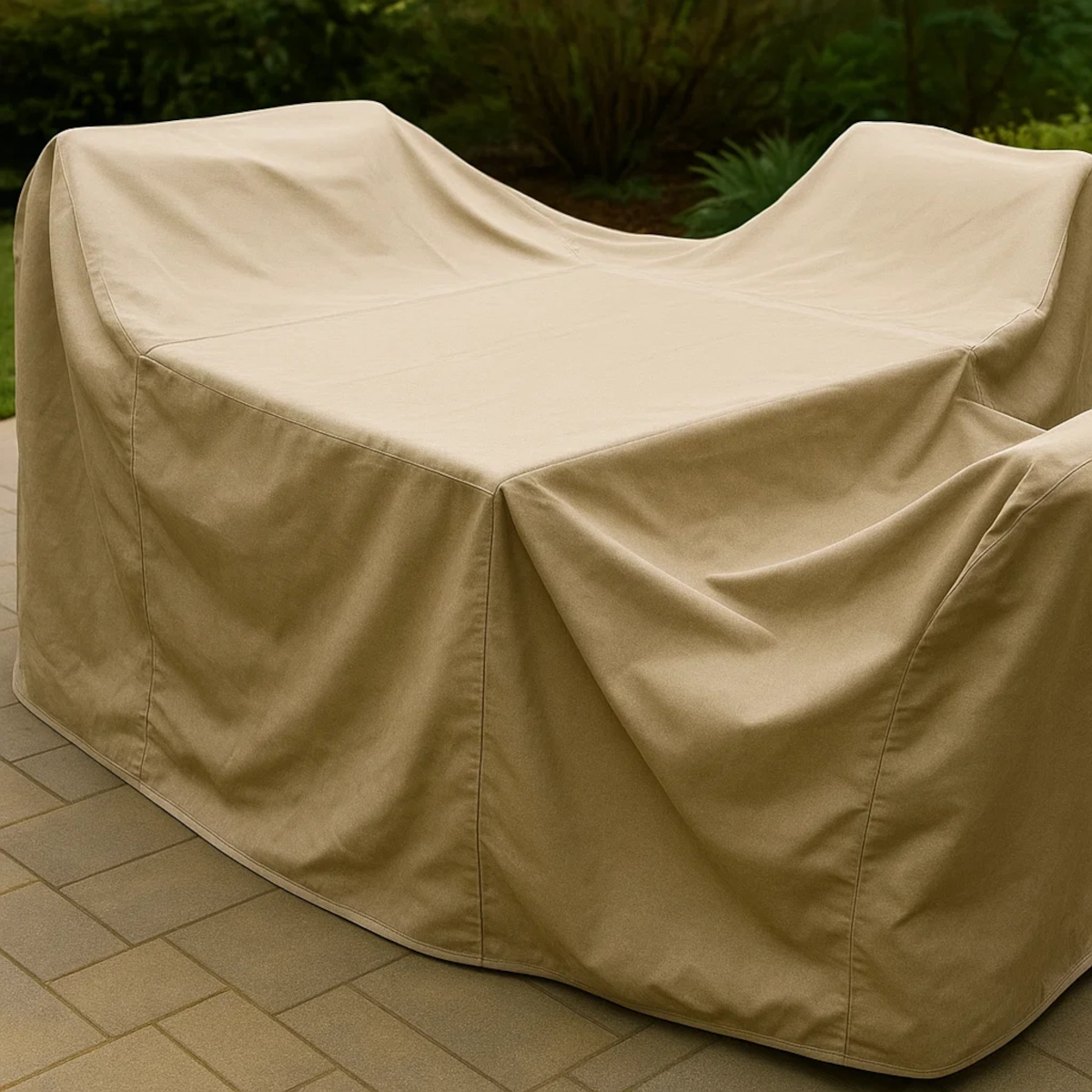 Waterproof patio furniture covers to protect against bird droppings and nesting.