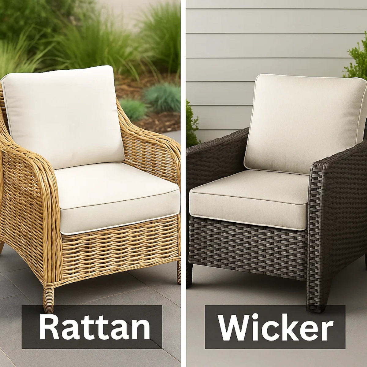 Rattan vs. Wicker The Difference Between Patio Furniture