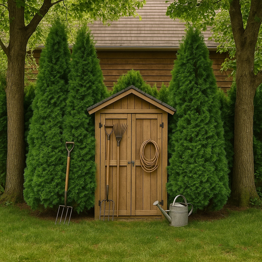 How to Hide a Garden Shed Creative Solutions for Canadian