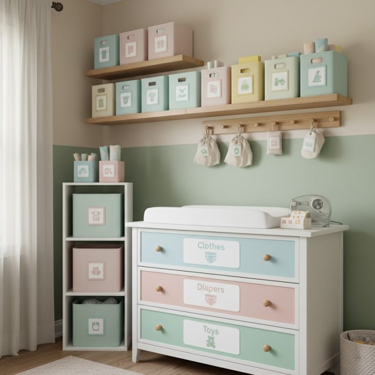 Smart Nursery Organization Ideas for a Calm, Clutter-Free Space - Aosom